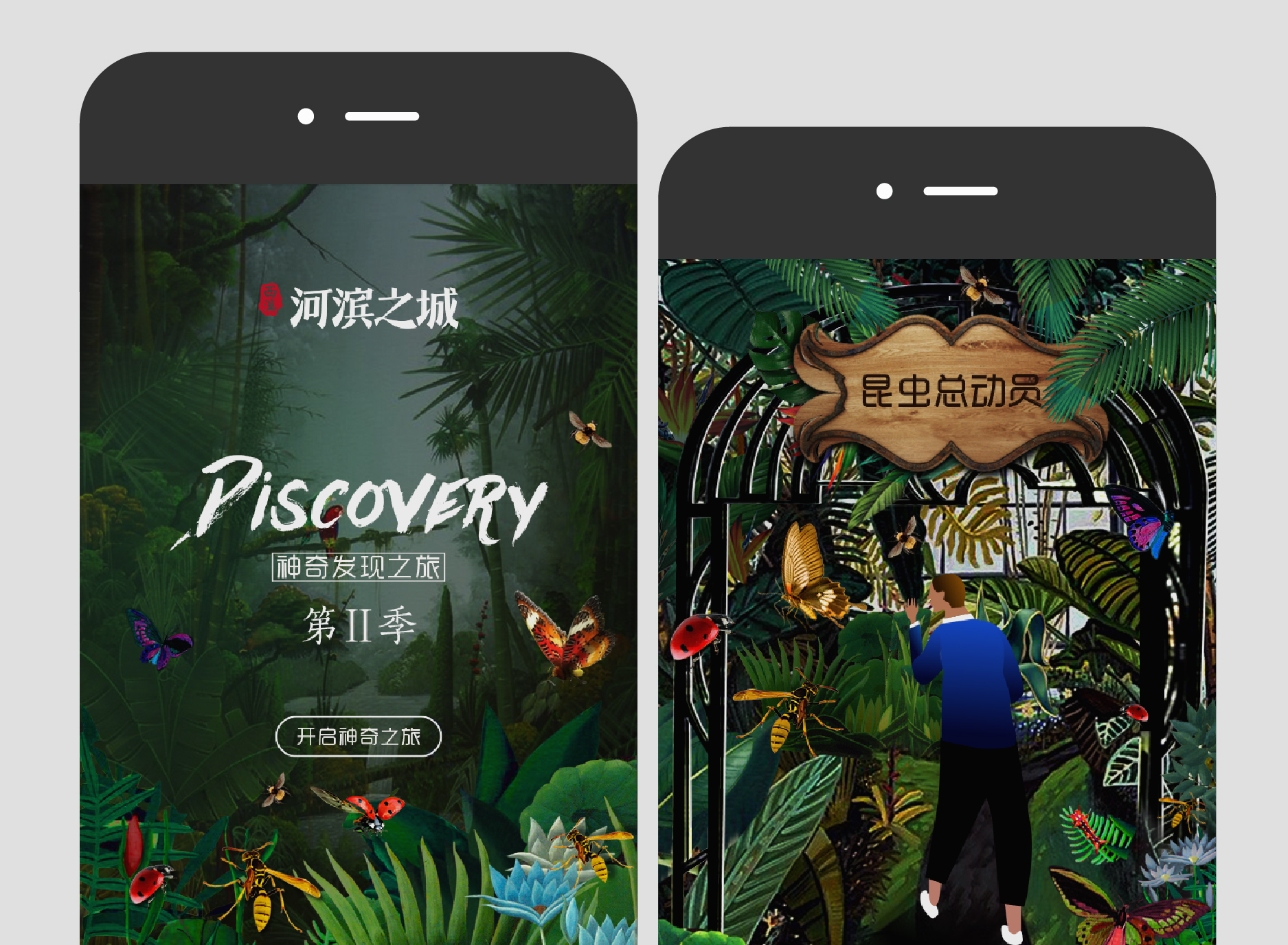 河滨之城Discovery第二季昆虫总动员H5